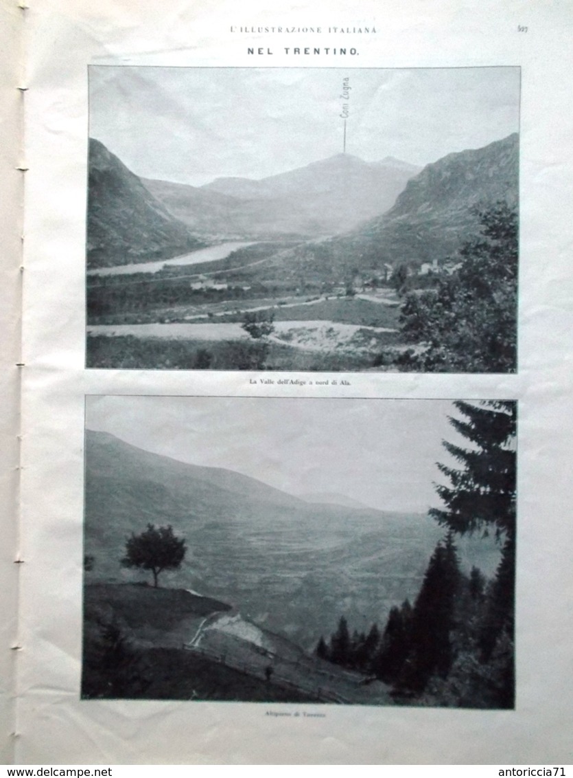 L'illustrazione Italiana 18 Giugno 1916 WW1 Galizia Valsugana Forte Vaux Verdun - Guerra 1914-18