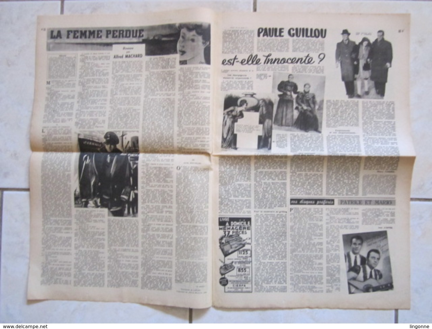 RARE LE JOURNAL De La FEMME Hebdomadaire Interdit Sous L'Occupation Directrice : Raymonde MACHARD 14 MAI 1948 - Autres & Non Classés