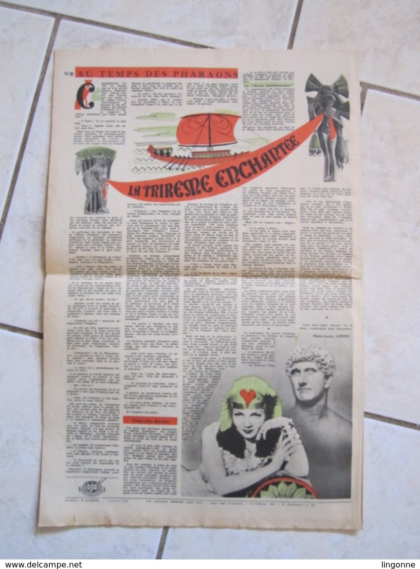 RARE LE JOURNAL de la FEMME Hebdomadaire interdit sous l'Occupation Directrice : Raymonde MACHARD 14 MAI 1948