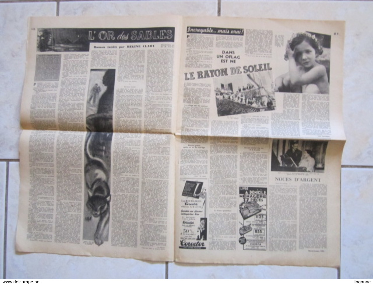 RARE LE JOURNAL De La FEMME Hebdomadaire Interdit Sous L'Occupation Directrice : Raymonde MACHARD 7 MAI 1948 - Autres & Non Classés