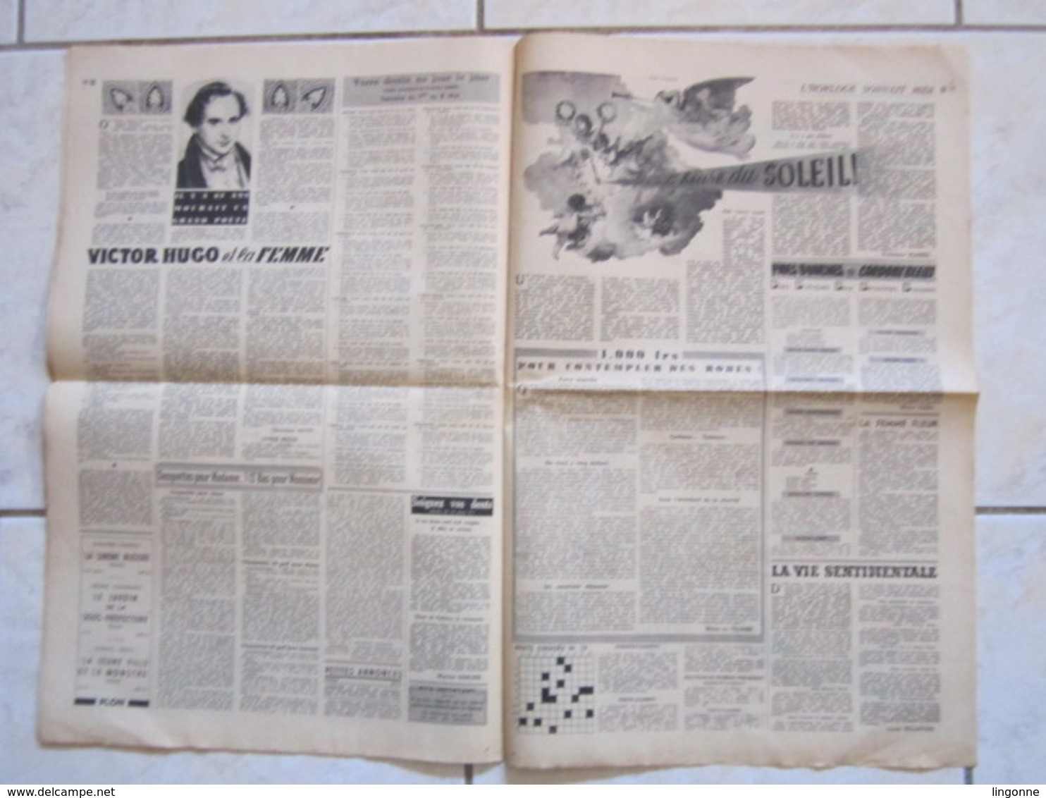 RARE LE JOURNAL de la FEMME Hebdomadaire interdit sous l'Occupation Directrice : Raymonde MACHARD 30 AVRIL 1948