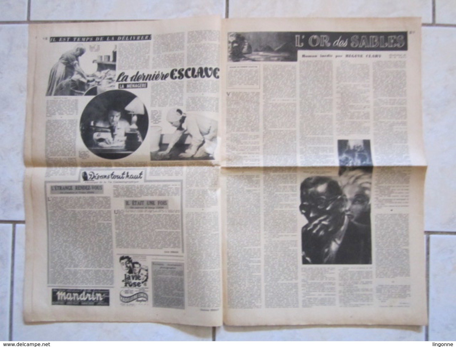 RARE LE JOURNAL De La FEMME Hebdomadaire Interdit Sous L'Occupation Directrice : Raymonde MACHARD 23 AVRIL 1948 - Autres & Non Classés