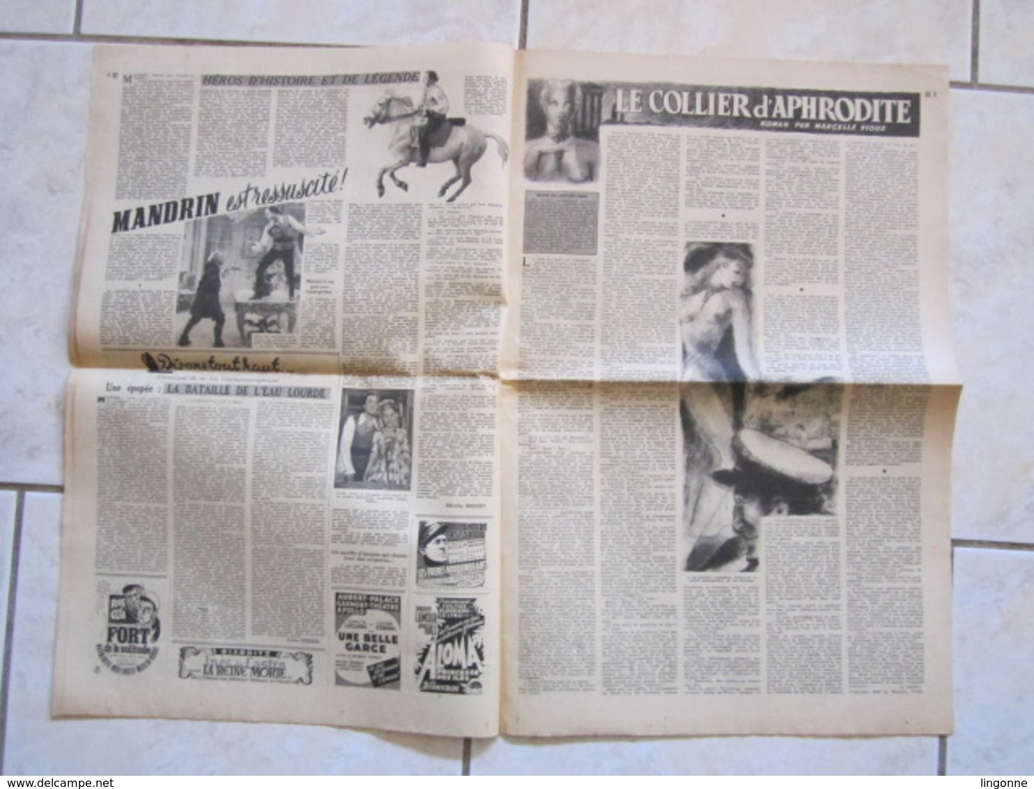 RARE LE JOURNAL De La FEMME Hebdomadaire Interdit Sous L'Occupation Directrice : Raymonde MACHARD 27 FEVRIER 1948 - Autres & Non Classés