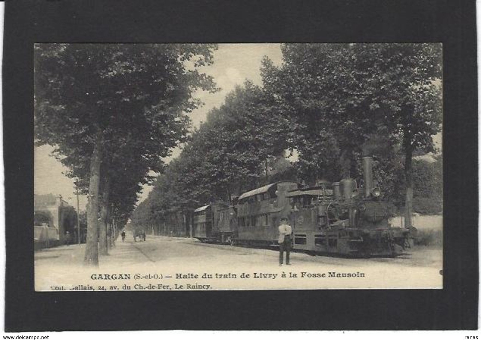 CPA Seine Saint Denis 93 Gargan Chemin De Fer Tramway  Non Circulé - Other & Unclassified