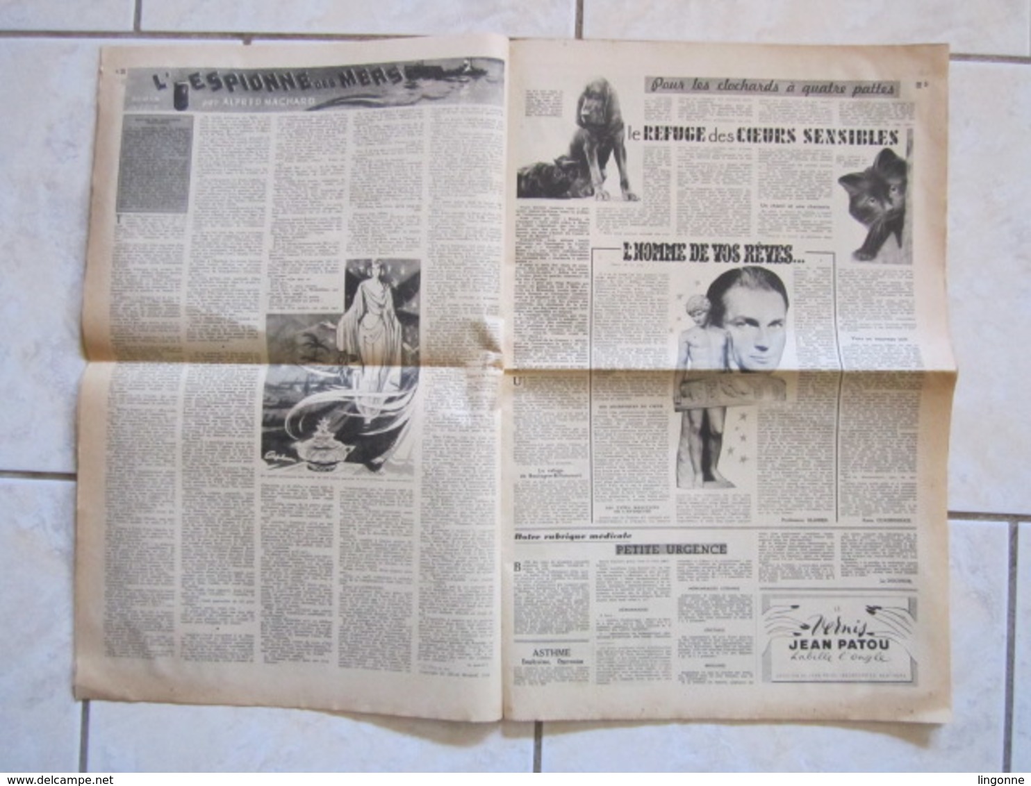 RARE LE JOURNAL De La FEMME Hebdomadaire Interdit Sous L'Occupation Directrice : Raymonde MACHARD 13 FEVRIER 1948 - Autres & Non Classés