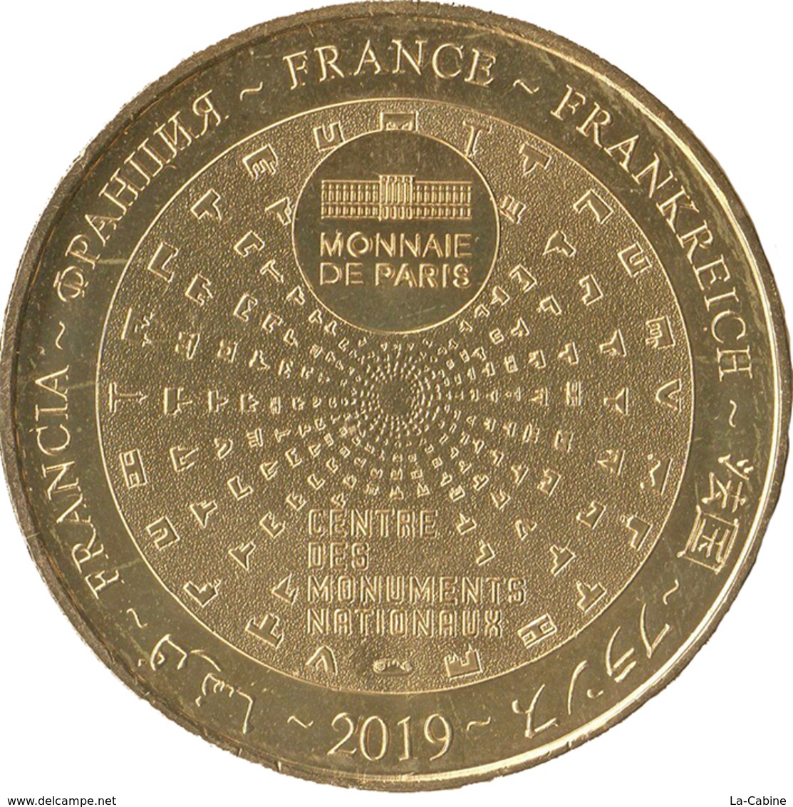 71 SAÔNE ET LOIRE ABBAYE DE CLUNY N°3 MÉDAILLE MONNAIE DE PARIS 2019 JETON MEDALS TOKENS COINS - 2019