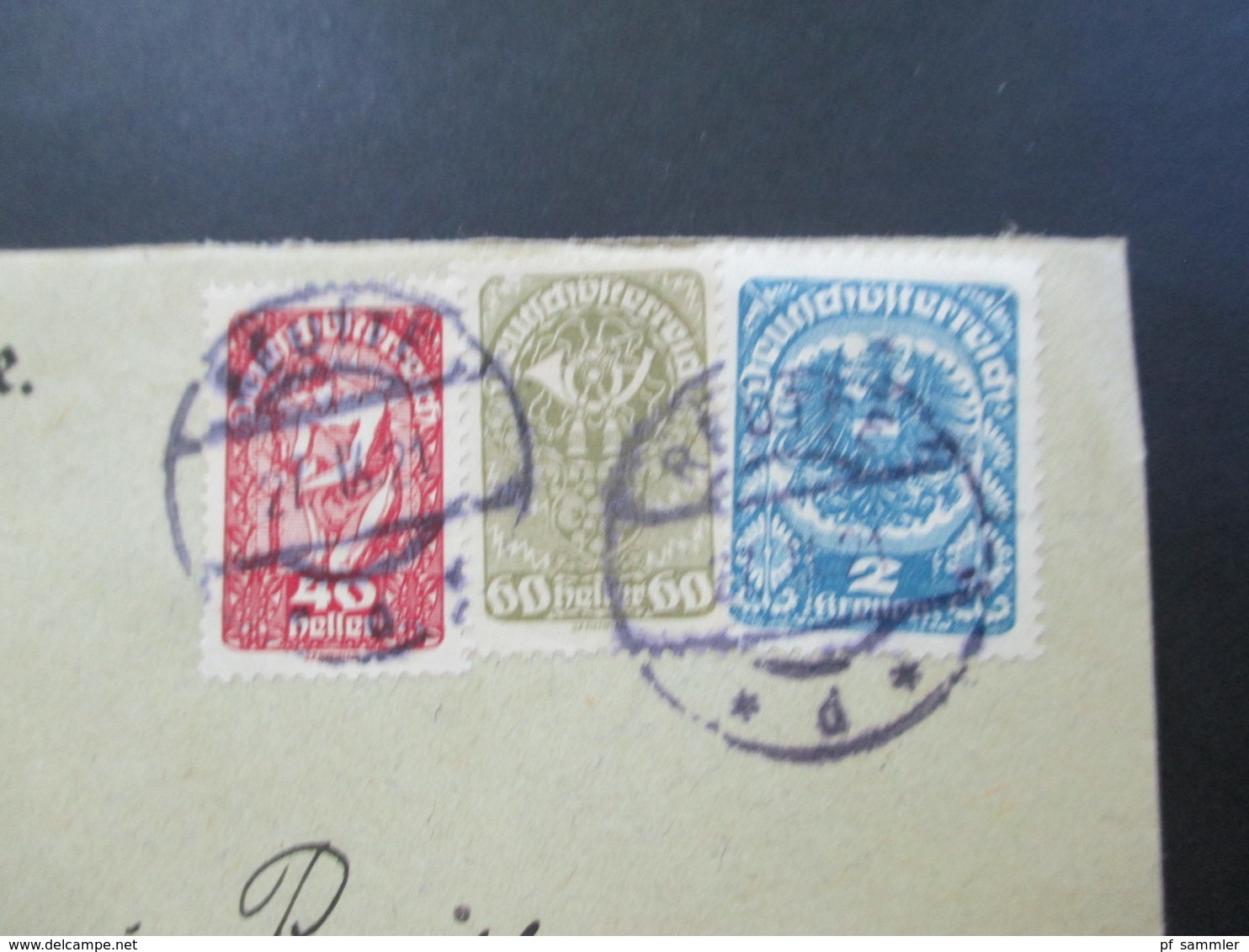 Österreich 1921 Wappenzeichnung Und Renner MiF Elektrizitätswerk Reutte Nordtirol Ueberlandzentrale Ortsbrief - Briefe U. Dokumente