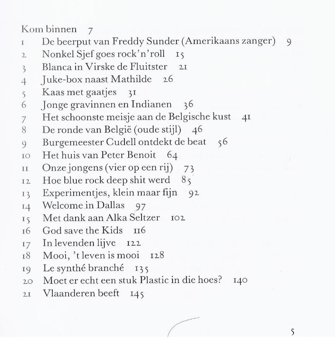 1990 GEZOCHT NIET TE VINDEN WIT-LOF FROM BELGIUM 40 JAAR POPGESCHIEDENIS IN BELGIË GUST DE COSTER GEERT DE BRUYCKER - Histoire