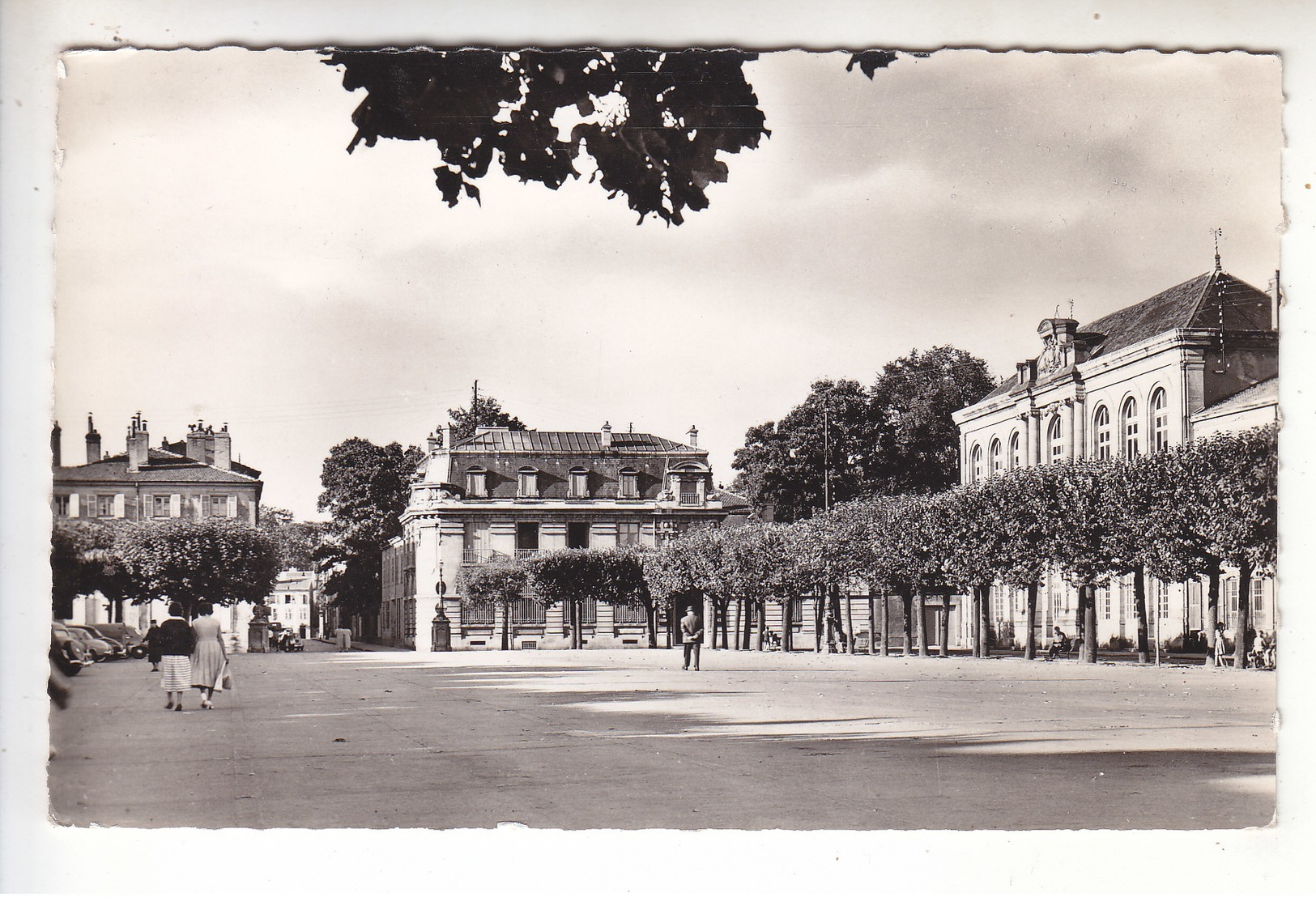 SP- 54 - LUNEVILLE - La Place Leopold - Photo Carte - Timbre - Cachet - 1958 - Luneville