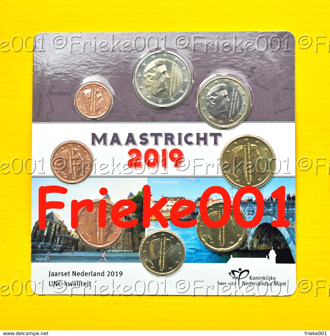 Nederland - Pays-Bas - 1 Cent Tot 2 Euro Unc 2019 In Blister. - Pays-Bas