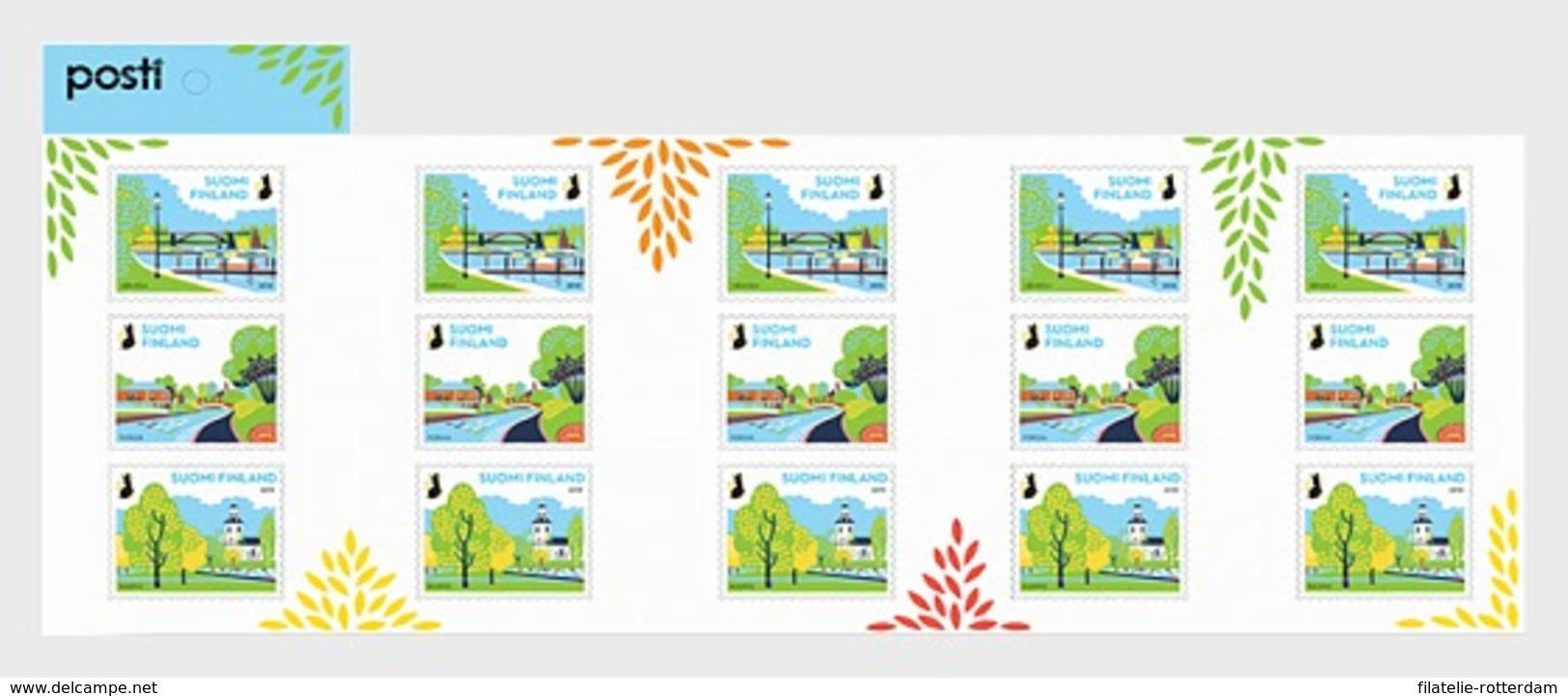Finland - Postfris / MNH - Sheet Nationale Stadsparken 2019 - Neufs