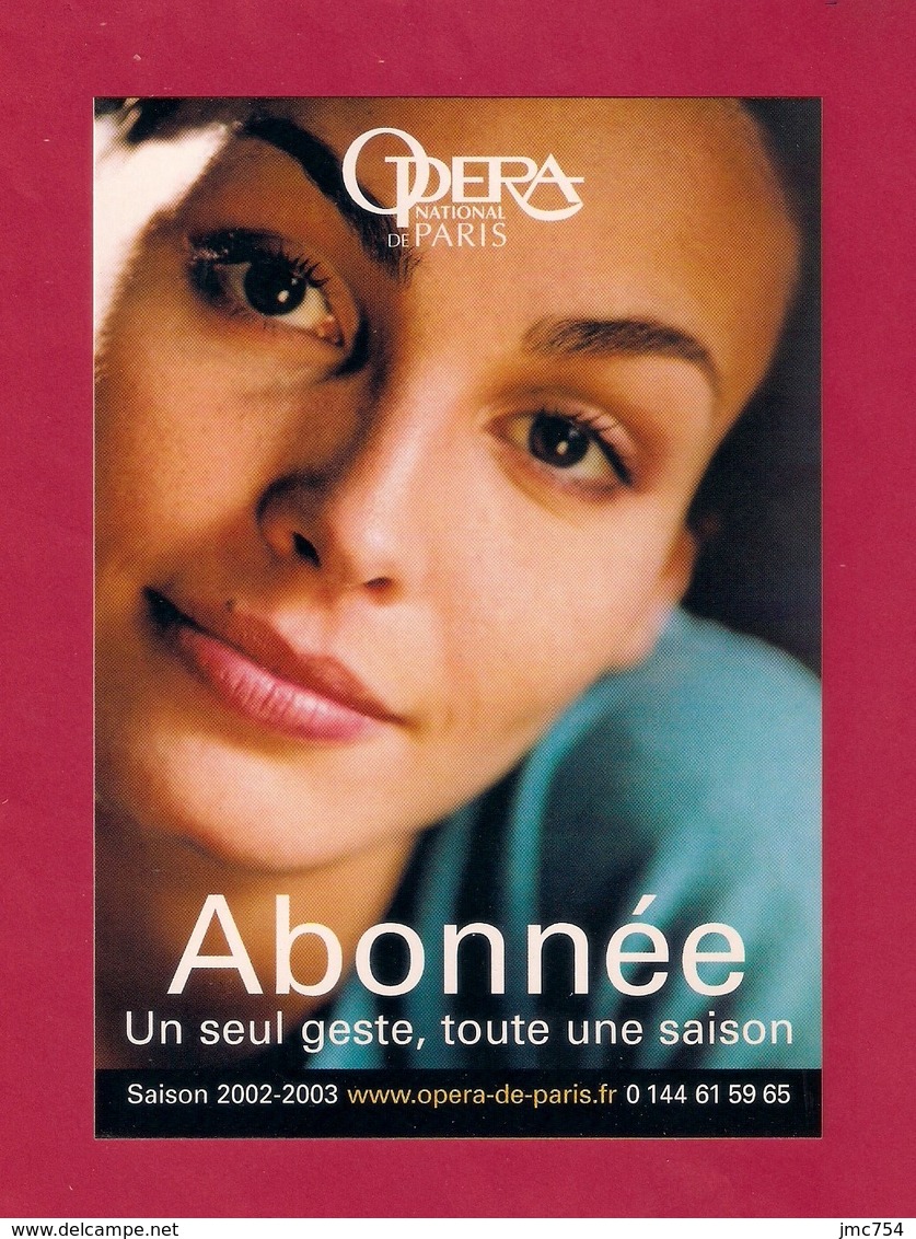 CPM.   Cart'Com.   Opéra National De Paris.   Saison 2002-2003. - Opéra