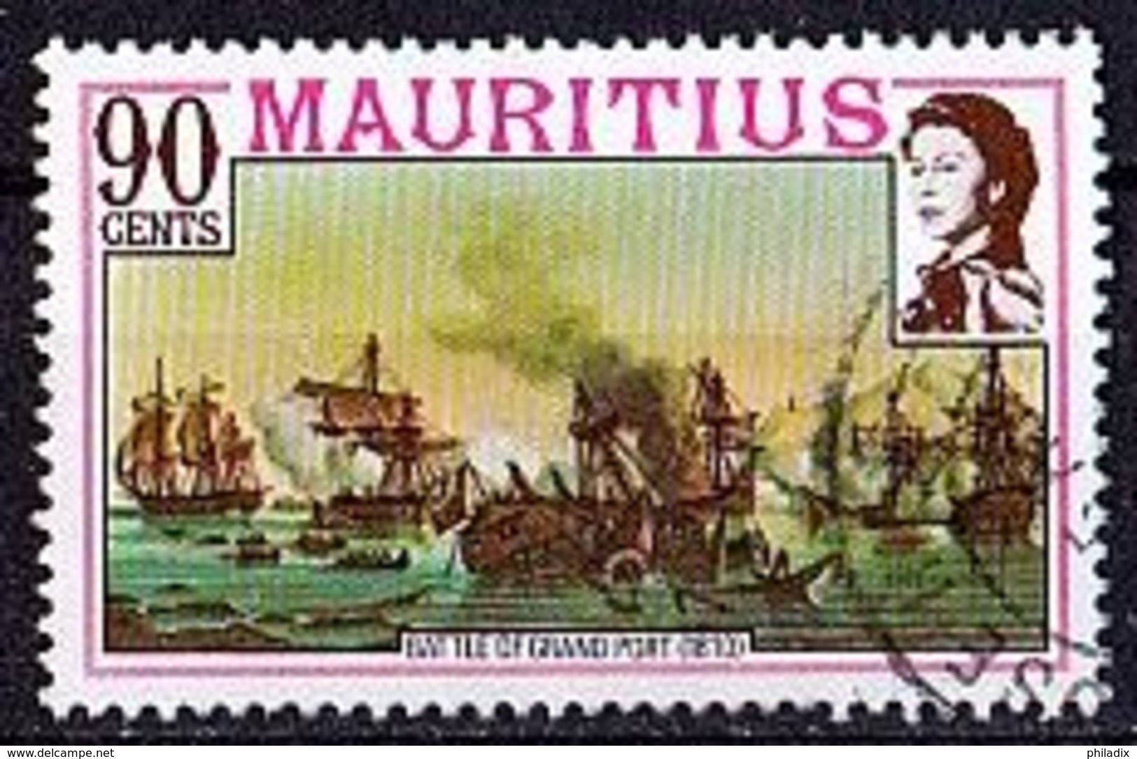 MAURITIUS Mi. Nr. 445 I X A O (A-3-57) - Mauritius (1968-...)