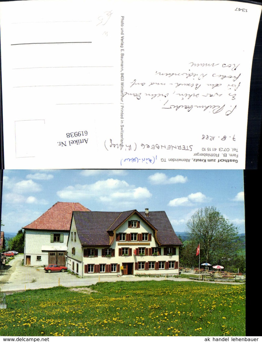 619938,Allenwinden Gasthof Zum Kreutz B. Fischingen - Fischingen