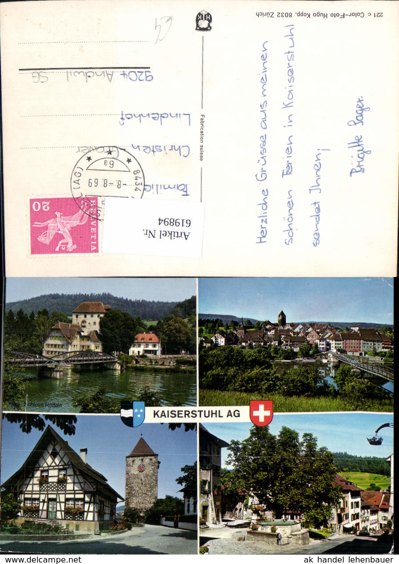 619894,Mehrbild Ak Kaiserstuhl Aargau - Kaiserstuhl