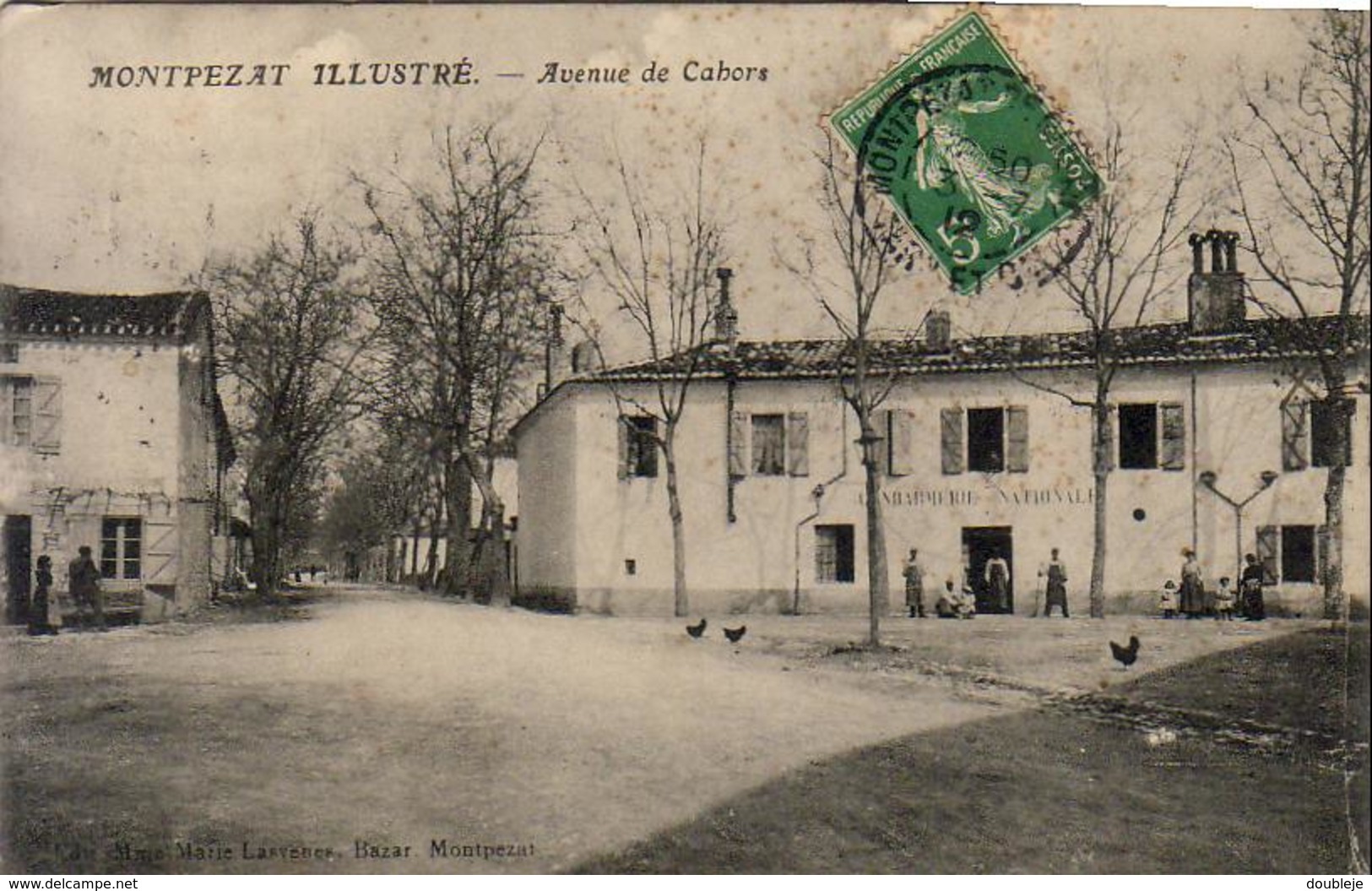 D82  MONTPEZAT ILLUSTRÉ  Avenue De Cahors ....... La Gendarmerie - Montpezat De Quercy