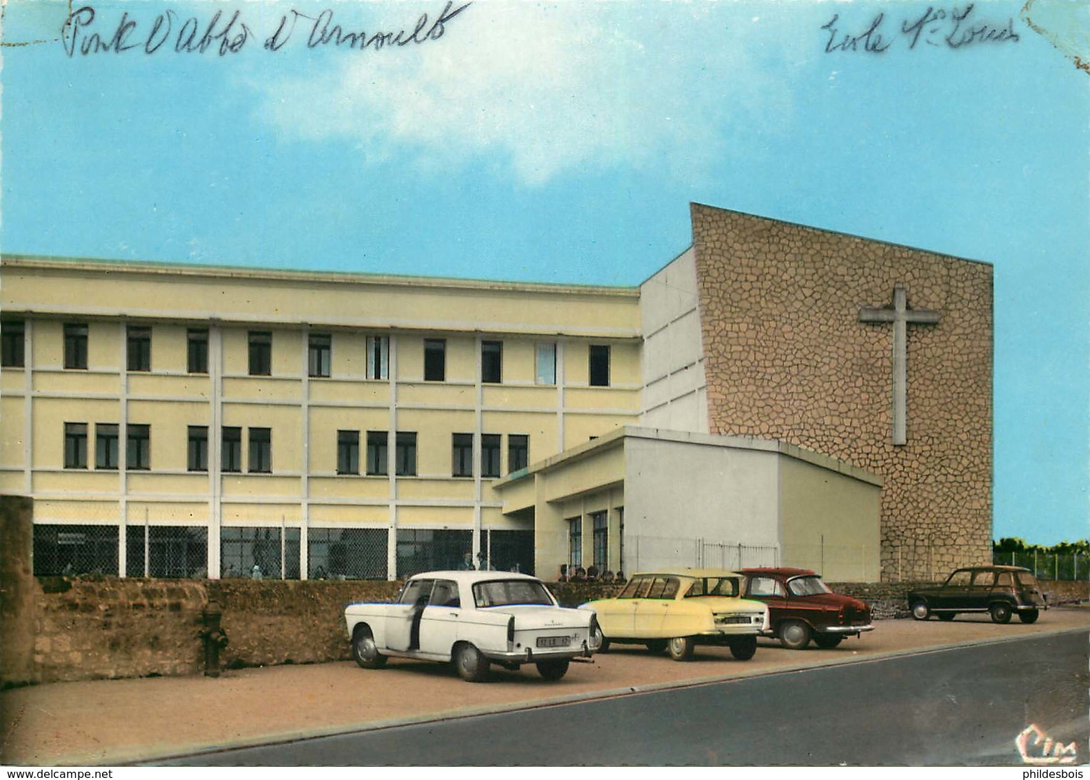 CHARENTE MARITIME  PONT L'ABBE D'ARNOULT  école Saint Louis       ( Cpsm) - Pont-l'Abbé-d'Arnoult