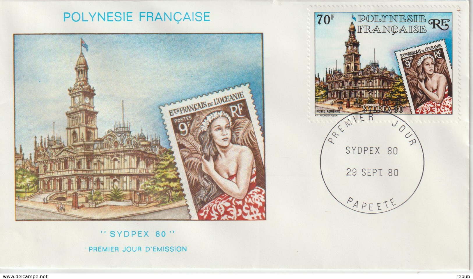 Polynésie FDC 1980 Expo Sydney PA 155 - FDC