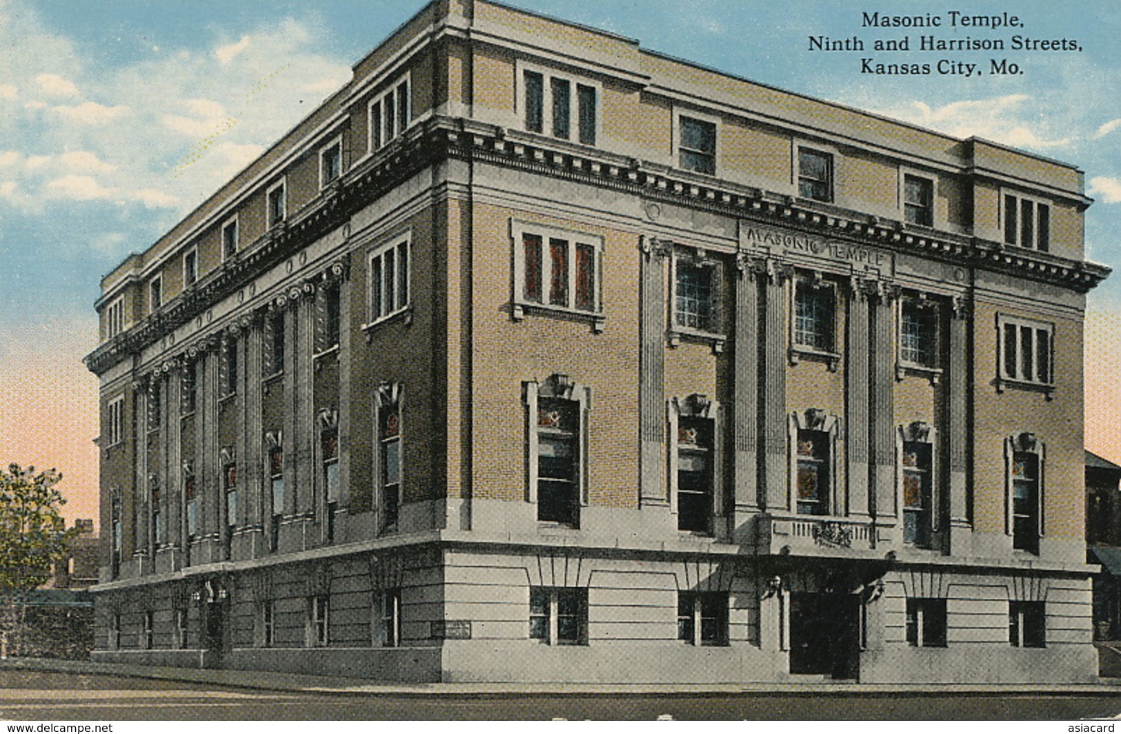 Kansas City Masonic Temple Temple Maçonnique . Franc Maçonnerie - Kansas City – Missouri