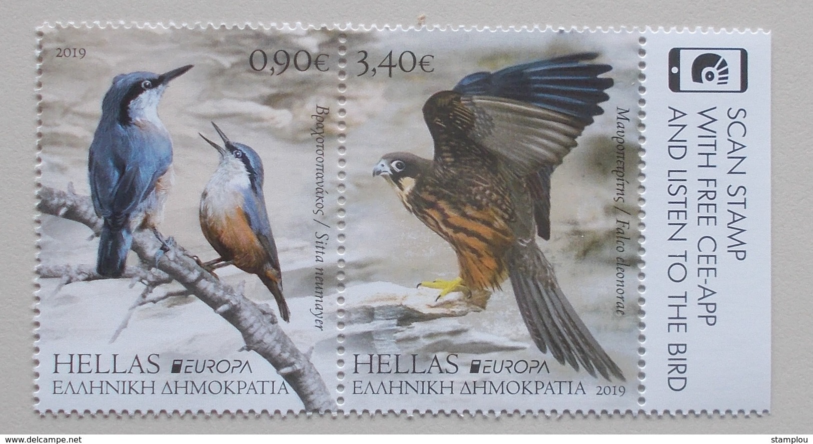 Griekenland-Greece 2019 Europe Birds Stampset - 2019