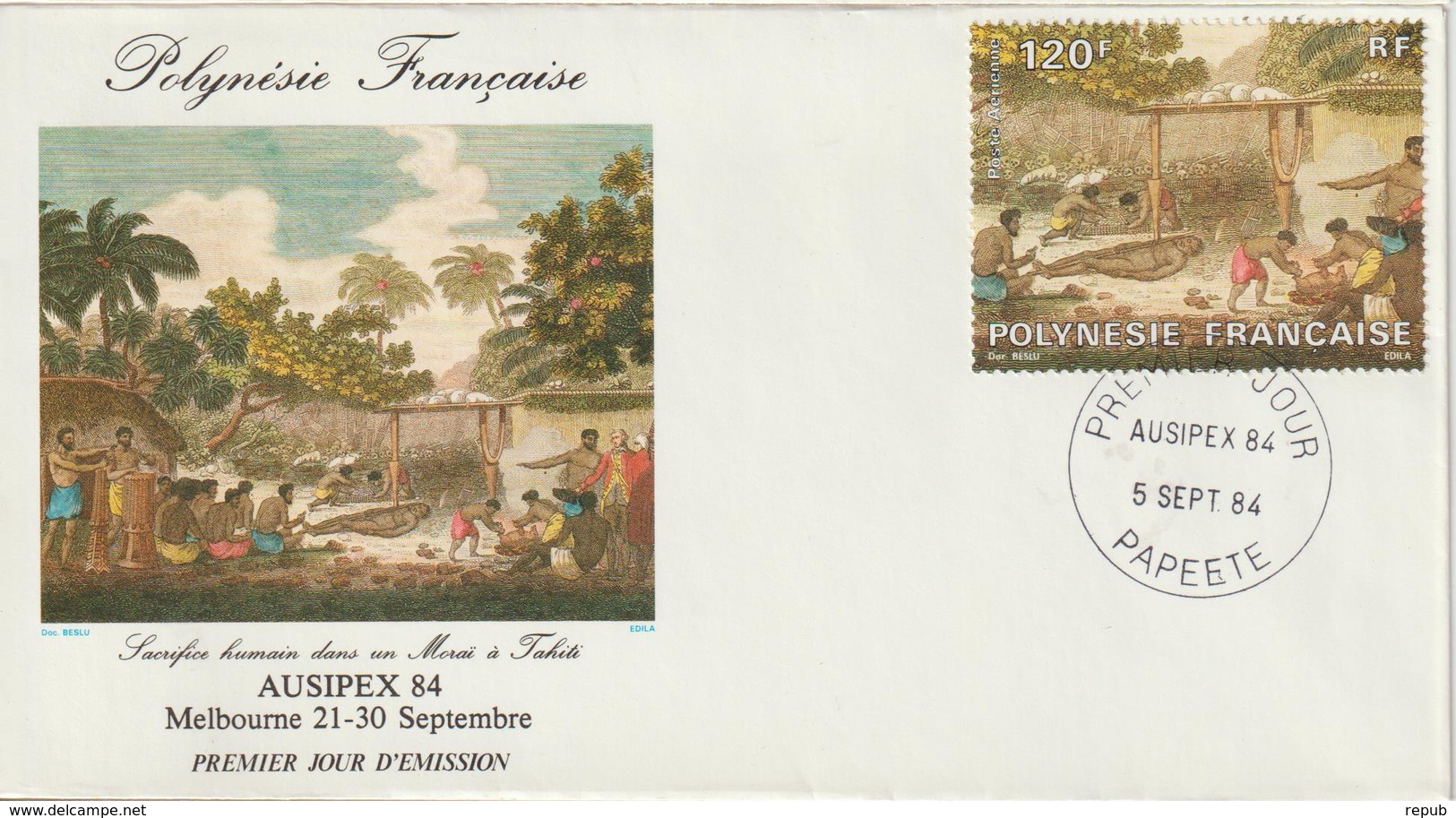 Polynésie FDC 1984 Ausipex 84 PA 184 - FDC