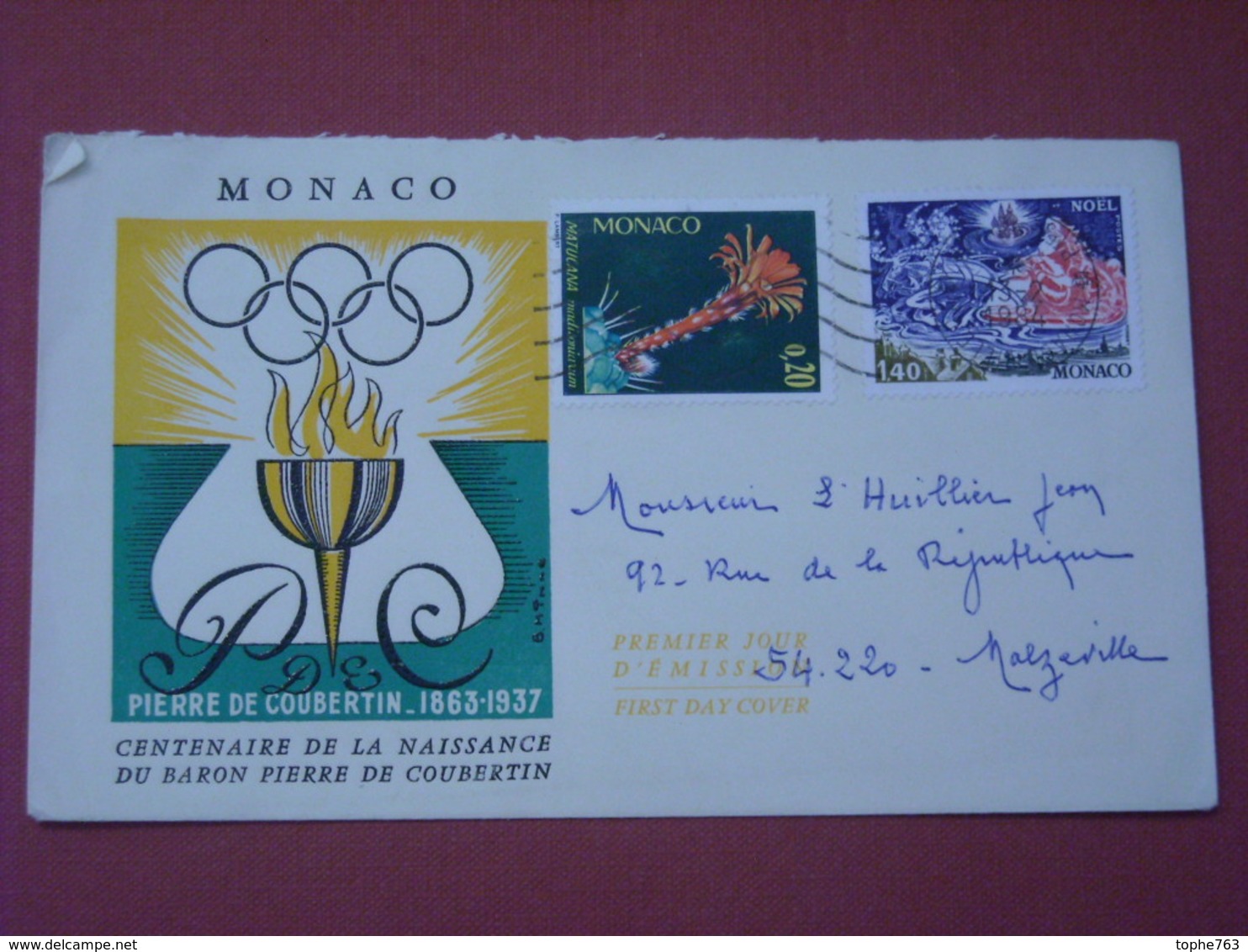 Monaco - Enveloppe Timbrée , Affranchissement Philatélique 13/02/1984 - Postmarks