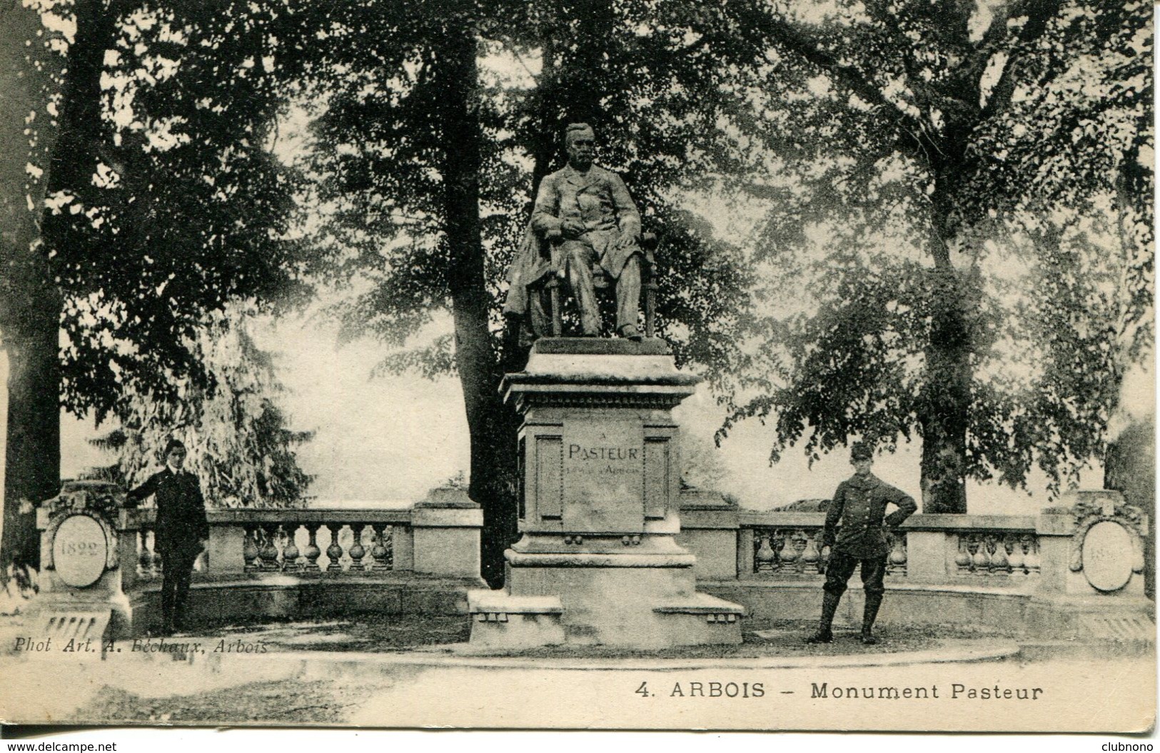 CPA - ARBOIS - MONUMENT PASTEUR (ETAT PARFAIT) - Arbois