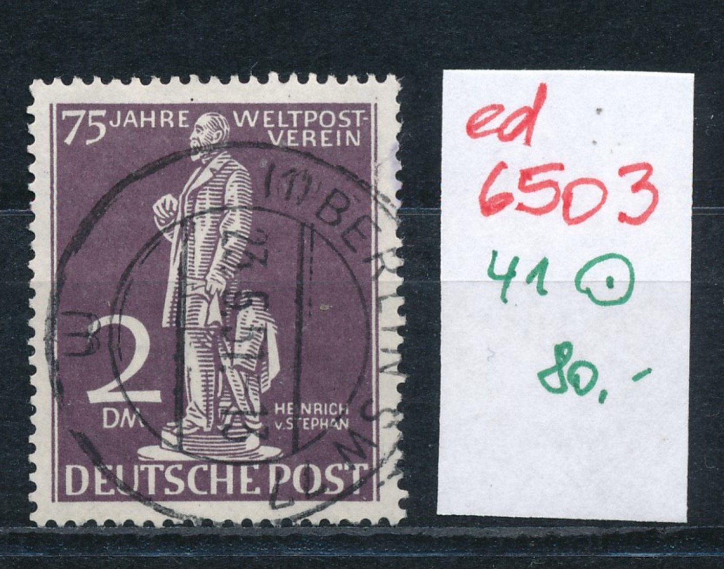 Berlin Nr.  41   O      (ed6503  ) Siehe Scan - Used Stamps