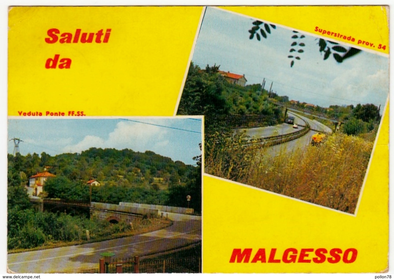 SALUTI DA MALGESSO - VARESE - 1979 - Varese