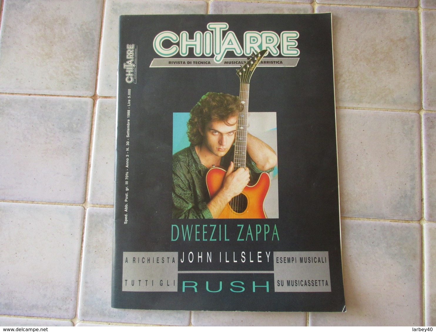 Chitarre N° 30 Dweezil Zappa John Illsley Rush 1988 - Music