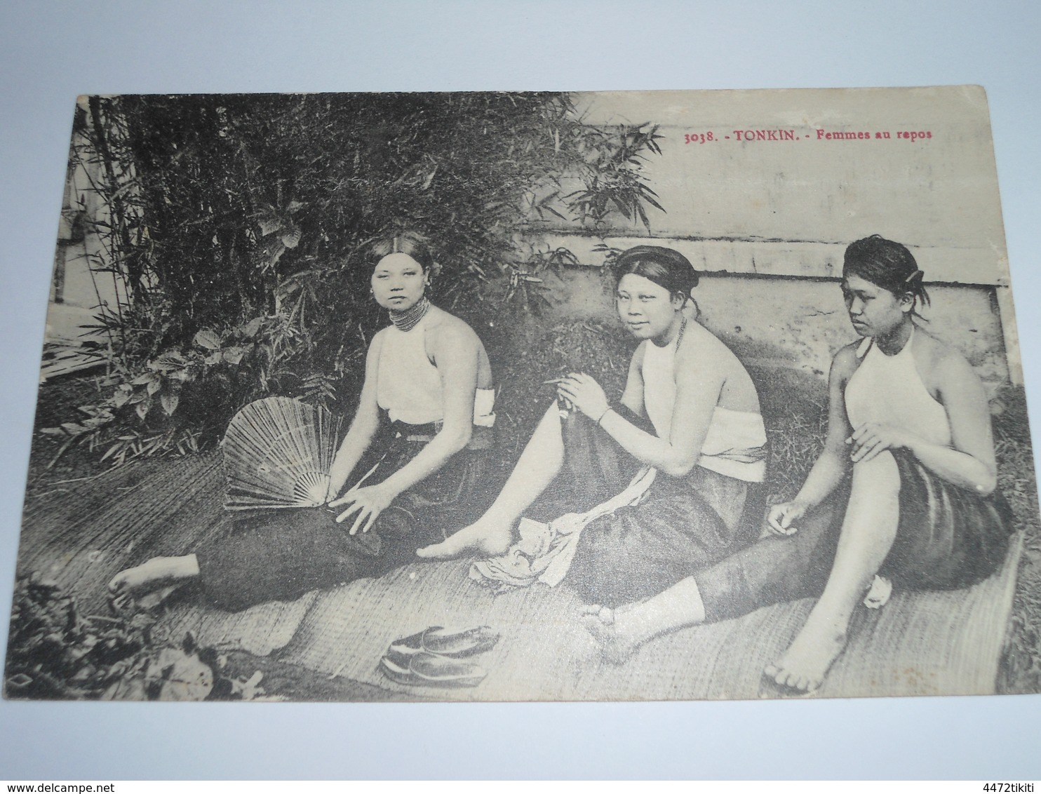 C.P.A.- Asie - Viêt Nam - Tonkin - Femmes Au Repos - 1922 - SUP (BU 77) - Vietnam