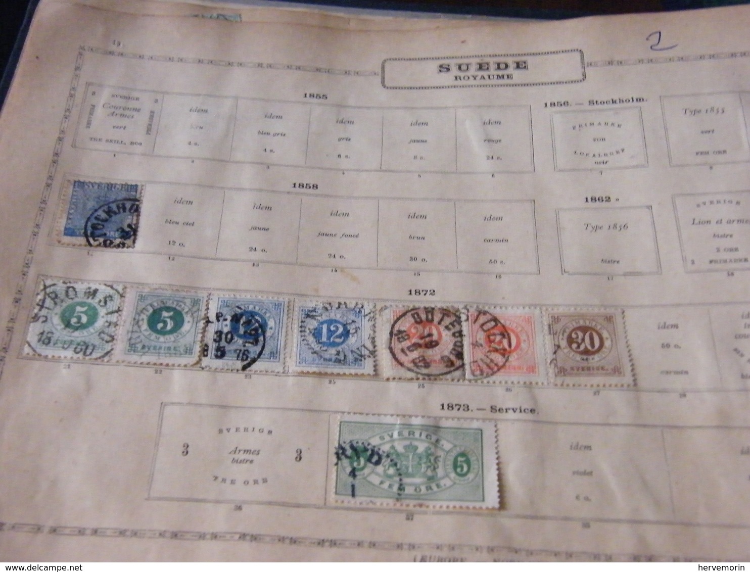 Suede - ... - 1855 Prephilately