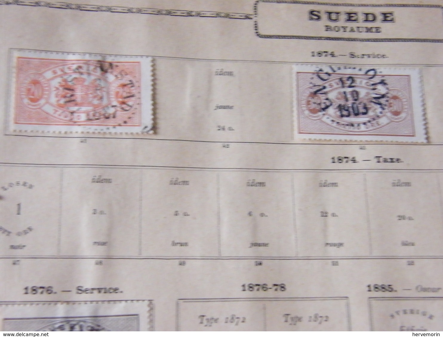 Suede - ... - 1855 Prephilately