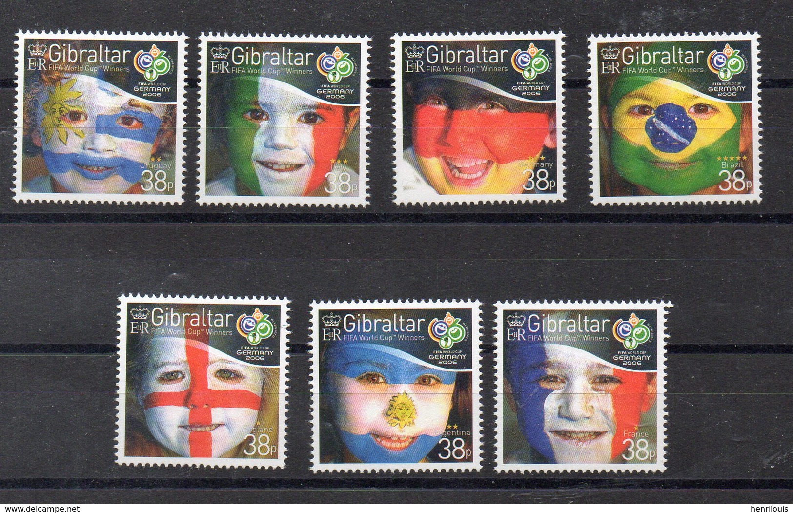 GIBRALTAR   Timbres Neufs ** De 2006   ( Ref 6566 ) Sport - Football - Gibraltar