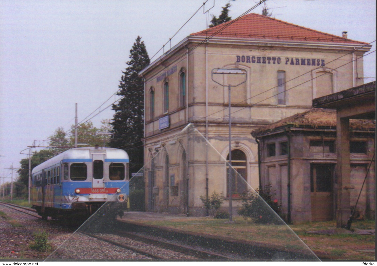 446 ALn 668.09 FER Borghetto Parmense Parma Railroad Treain Railways Treni - Treinen