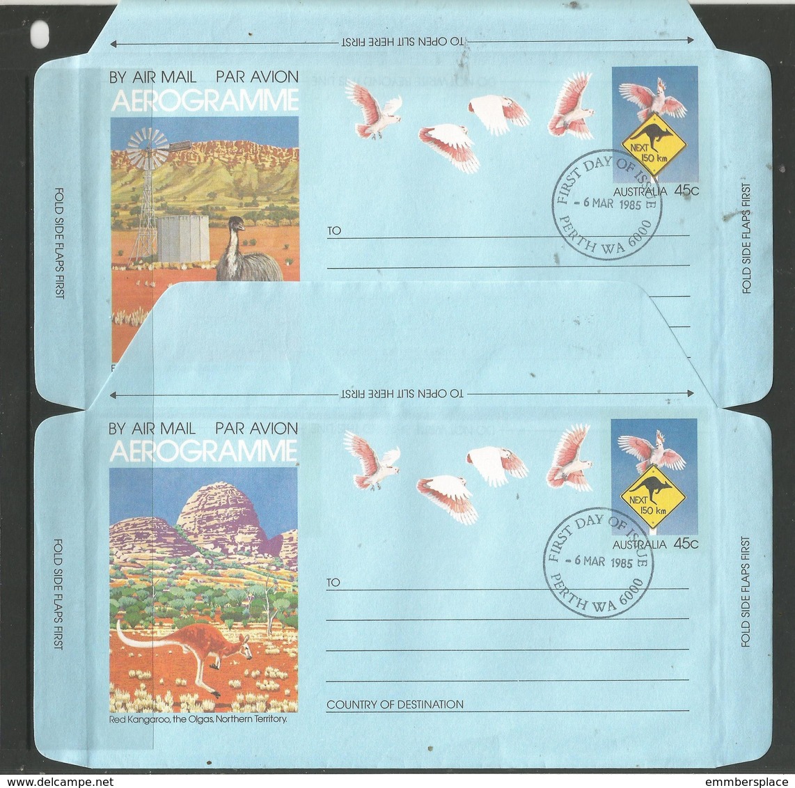 Australia - 1981-5 Aerogrammes (18) FDC