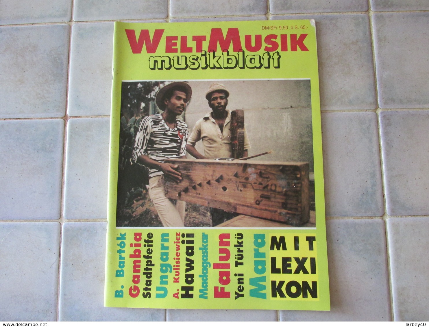 Musikblatt Welt Musik B Bartok Gambia  Ect - Musique