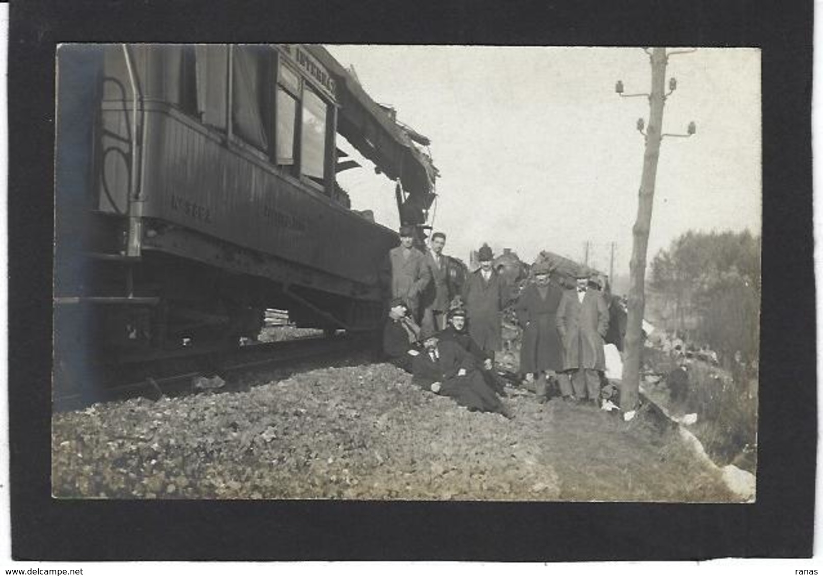 CPA Seine Et Marne 77 Melun Catastrophe Déraillement Chemin De Fer Train Train Carte Photo RPPC Non Circulé - Melun