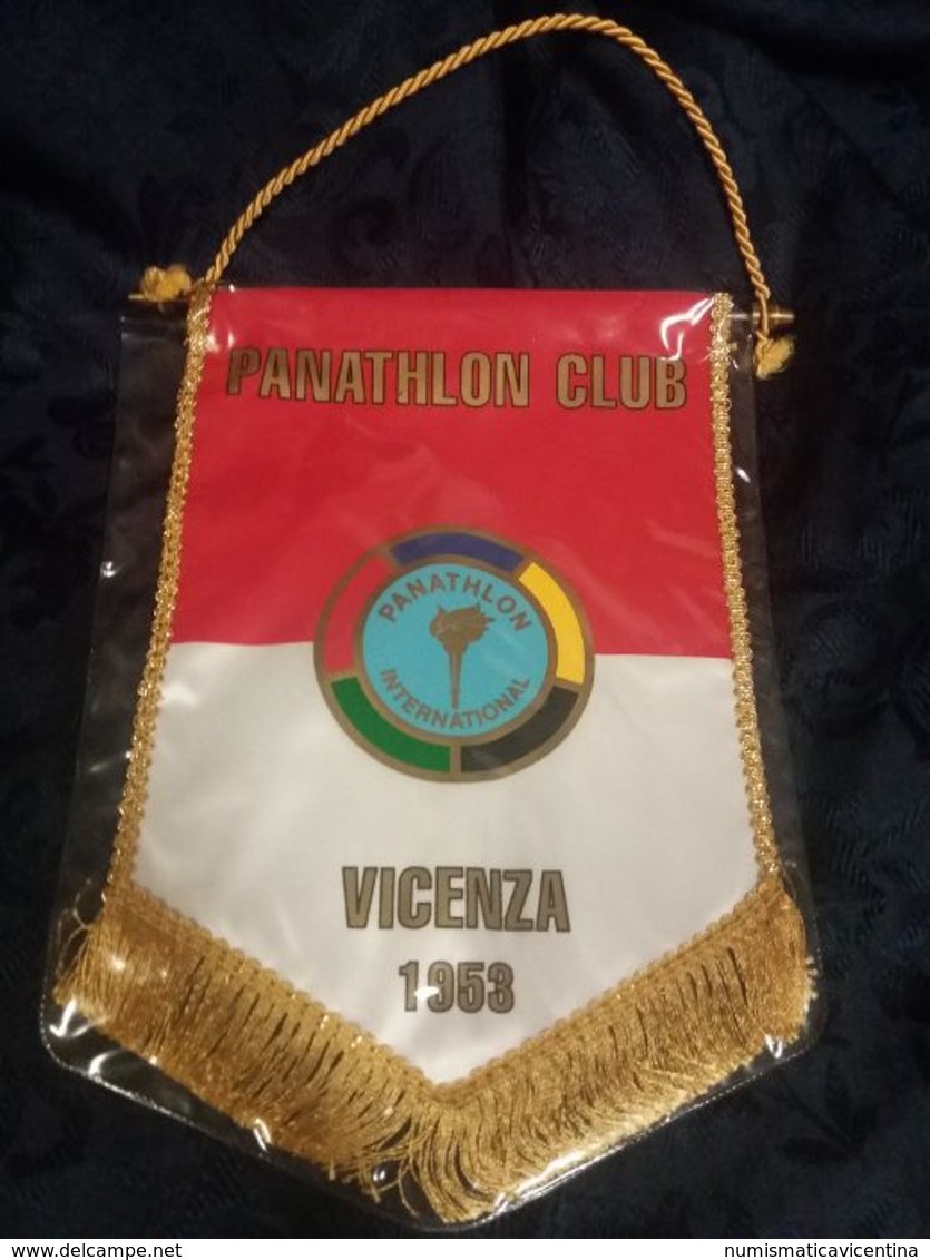 Vicenza Panathlon Club Gagliardetto Anni '80 - Abbigliamento, Souvenirs & Varie