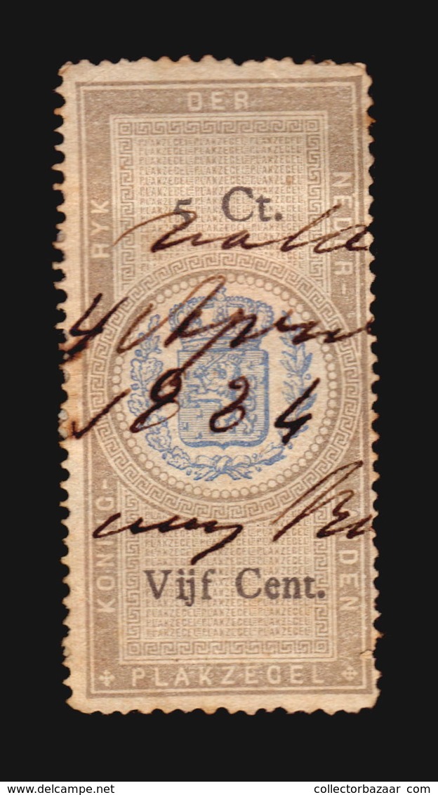 Nederland Netherland Used Stamps Revenue Tax Plakzegel O (-clasDelcampe>15) - Revenue Stamps