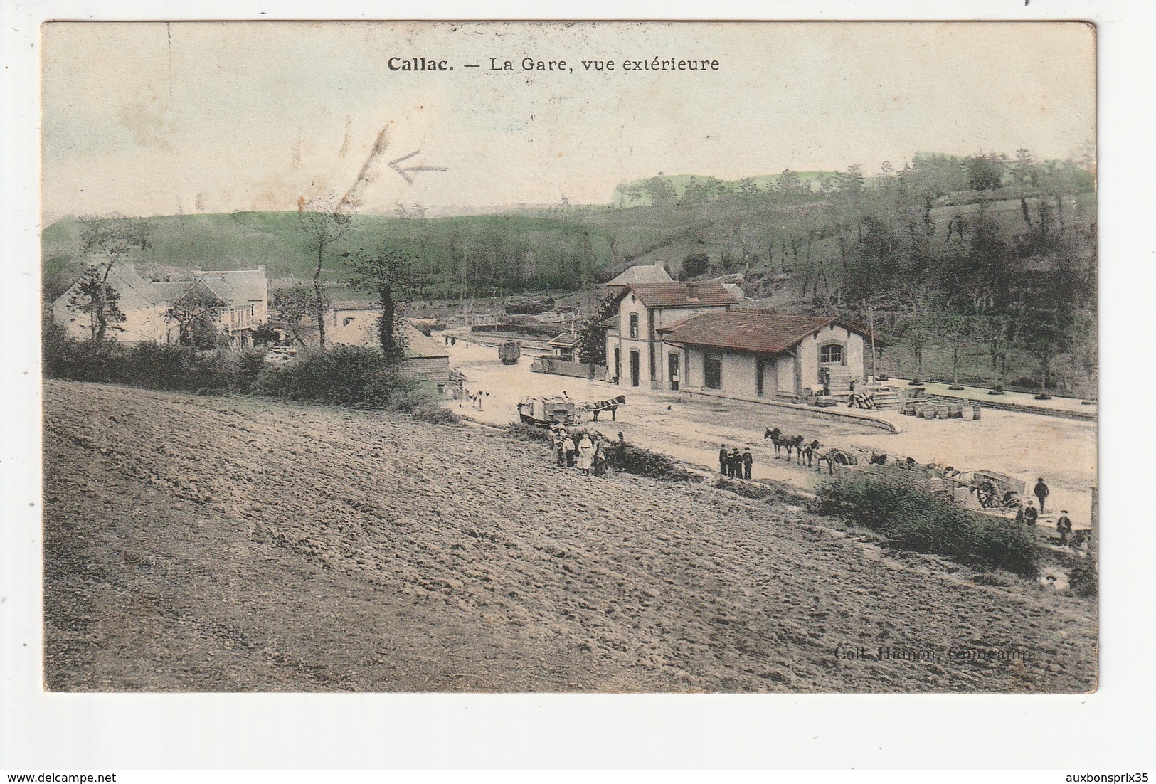 CALLAC - LA GARE, VUE EXTERIEURE - 22 - Callac