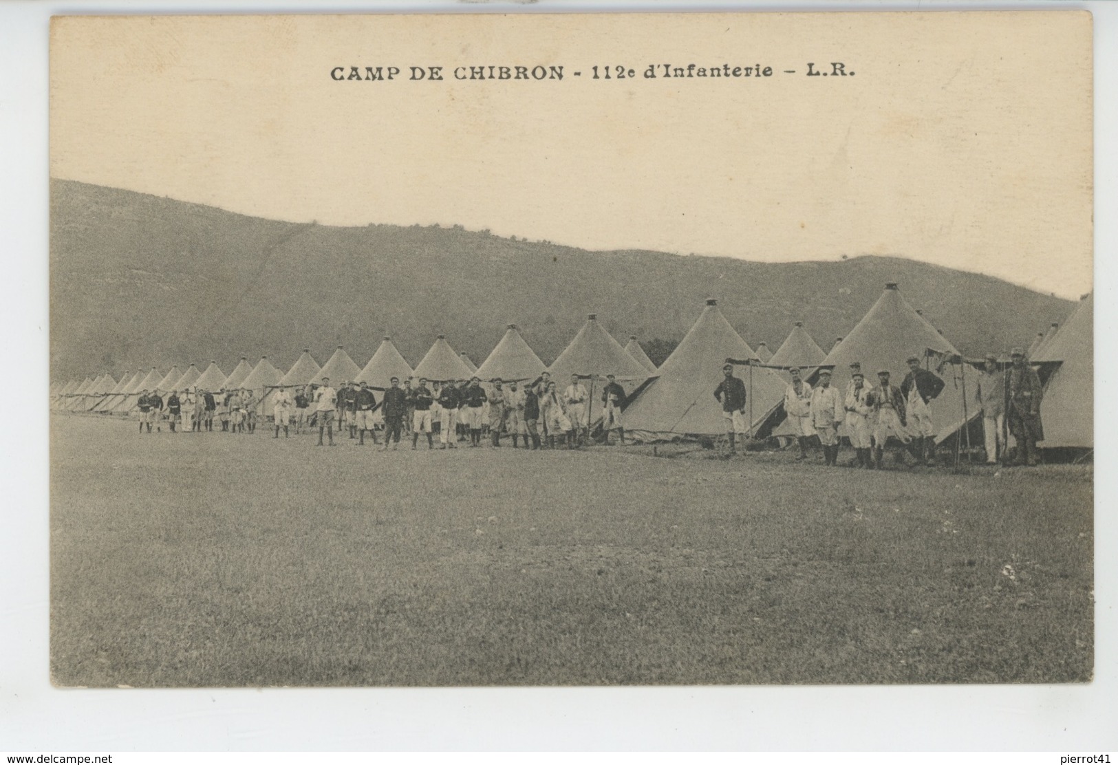 SIGNES - MILITARIA - CAMP DE CHIBRON - 112ème D'Infanterie - Signes