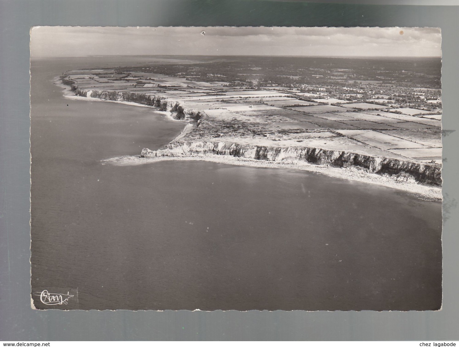 CP (14) Grandcamp - Pointe Du Hoc - Vue Aérienne - Other & Unclassified