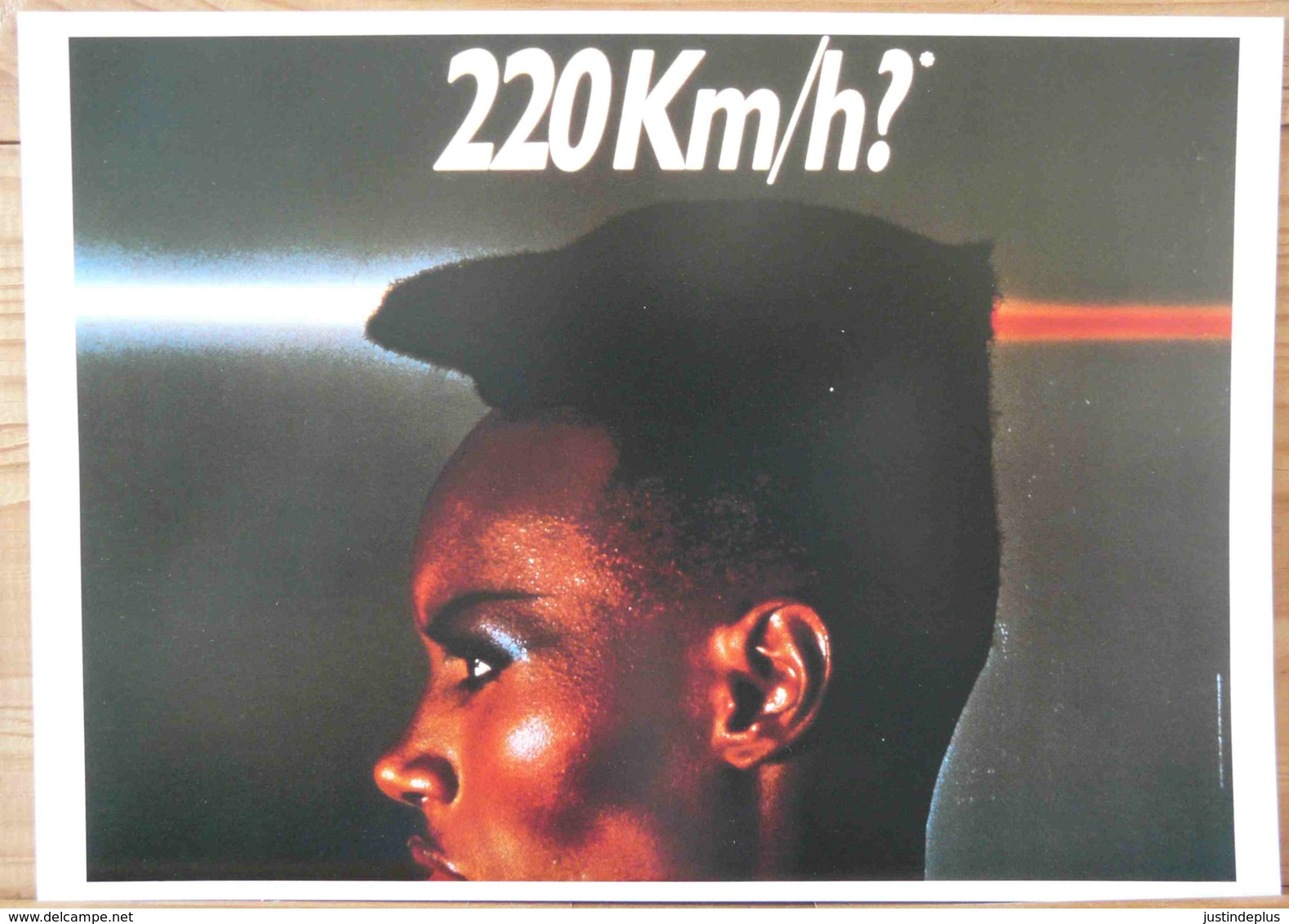 AFFICHE  PUBLICITE CITROEN 220 KM/H? GRACE JONES - Automobiles