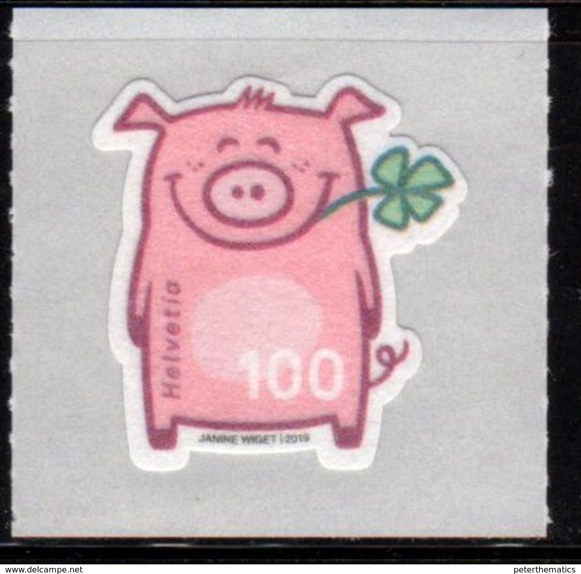 SWITZERLAND, 2019, MNH, PIG, GOOD LUCK,1v - Other & Unclassified