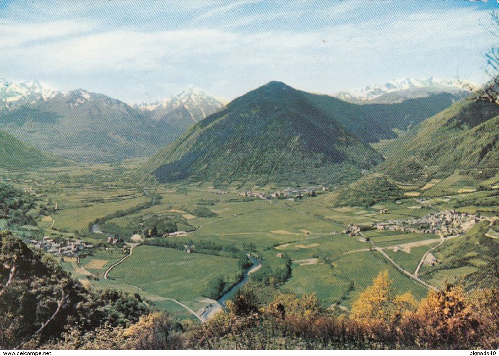 Cp , 65 , HAUTE VALLÉE D'AURE , Panorama - Vielle Aure