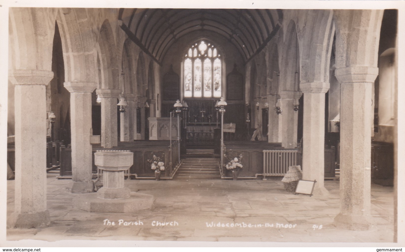 WIDECOMBE IN THE MOOR PARISH CHURCH INTERIOR - Other & Unclassified