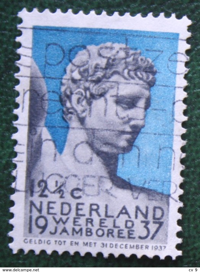 12½ Ct Wereld Jamboree Vogelenzang NVPH 295 (Mi 303) 1937 Gestempeld / USED NEDERLAND / NIEDERLANDE - Gebraucht