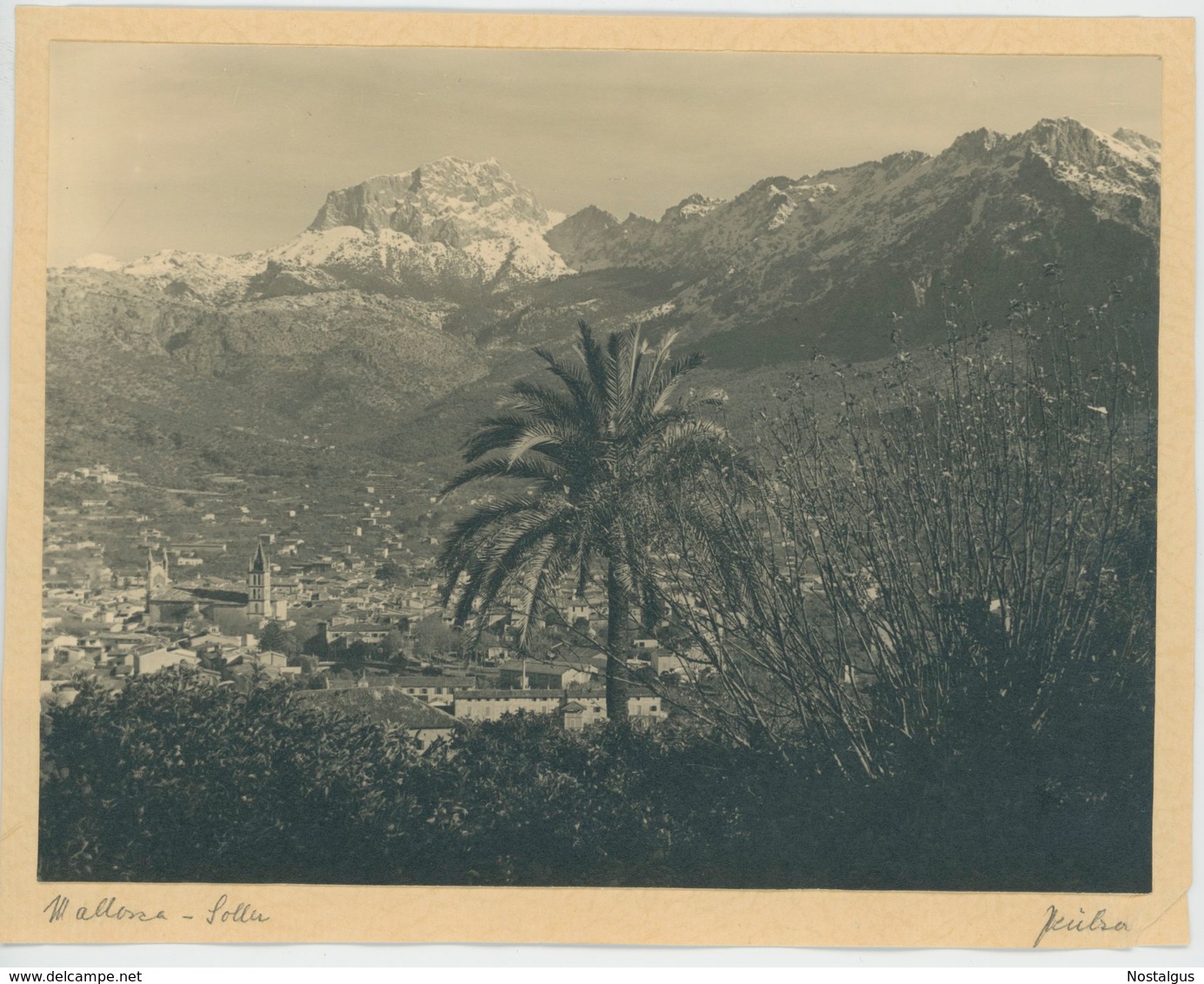 Foto 108 Spanien - "Mallorca - Mallorca Sóller" Okt. 1934 Format Ca. 15 X 20 Cm. - Places