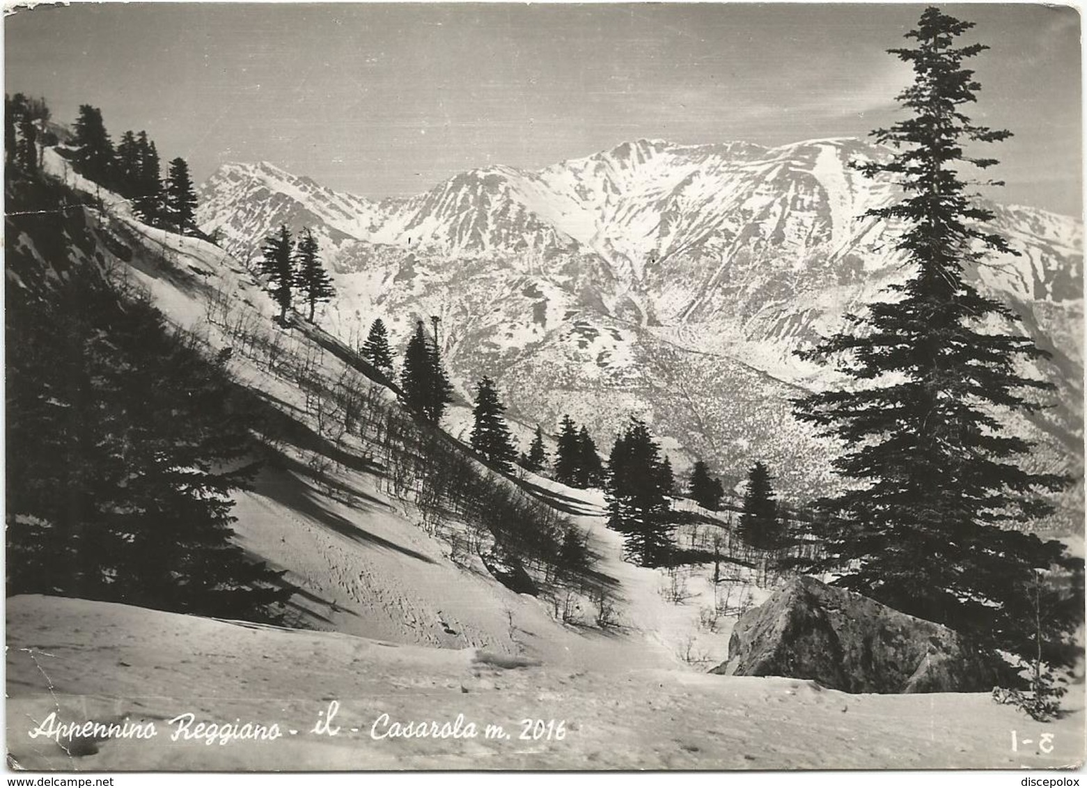 W3581 Appennino Reggiano - Monte Casarola (Reggio Emilia) - Panorama Invernale / Viaggiata - Autres & Non Classés